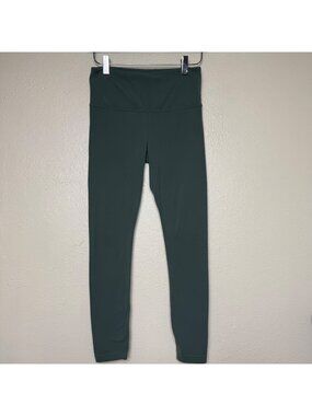 Athleta High-Rise Full-Length Green Leggings Sz XS